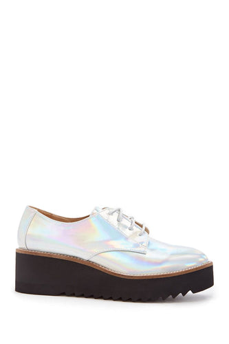 The Shoe Iridescent Oxfords