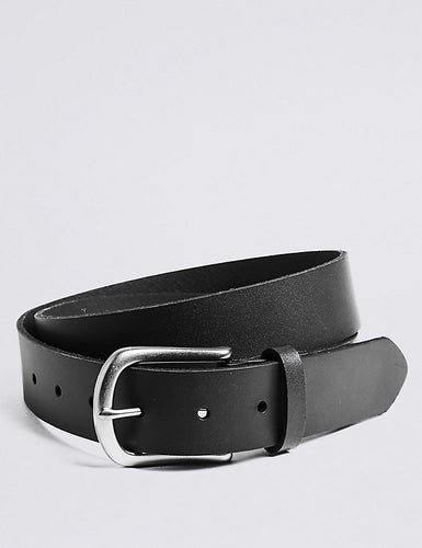 Leather Buckle Casual Belt