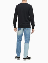 Load image into Gallery viewer, Athletic Taper Fit Patchwork Blue Jeans