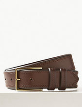 Load image into Gallery viewer, Leather Stitch Detail Casual Belt