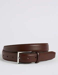 High Shine Leather Buckle Belt Price