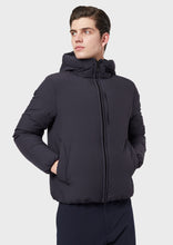 Load image into Gallery viewer, Nylon Stretch Down Jacket With Hood