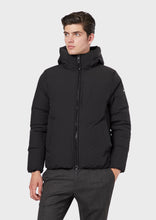 Load image into Gallery viewer, Nylon Stretch Down Jacket With Hood