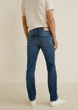 Load image into Gallery viewer, Slim Fit Dark Vintage Wash Tim Jeans