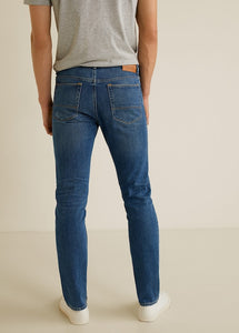 Slim Fit Medium Wash Tim Jeans