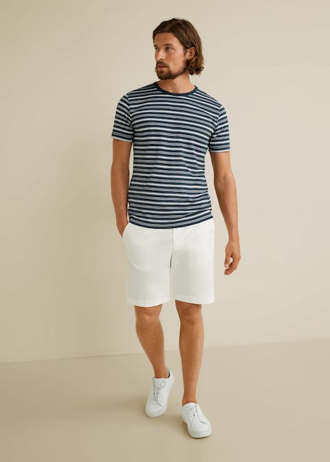 Striped Cotton Tshirt