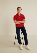 Load image into Gallery viewer, Mao Collar Cotton Polo