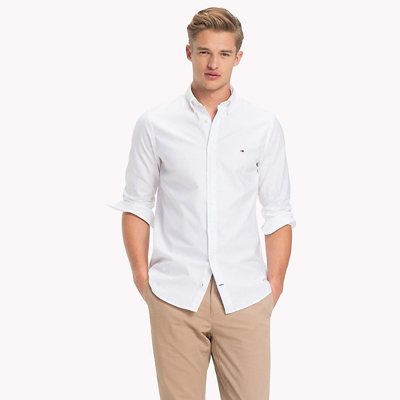 Cotton Oxford Stretch Shirt