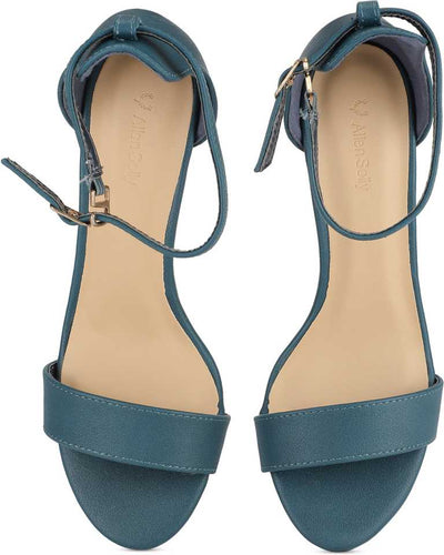 Women Blue Heels