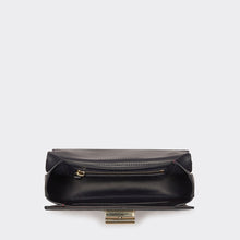 Load image into Gallery viewer, Leather Turnlock Crossbody Bag